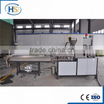 Co-Rotating TPU Filling Masterbatch Underwater Pelletizing Plant Twin Screw Extruder Machine For Plastic Recycling