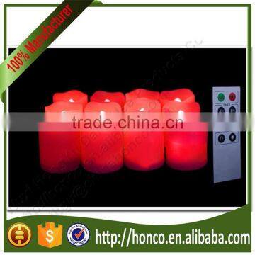 Hot Selling Set of 12 remote controlled votive flameless candles