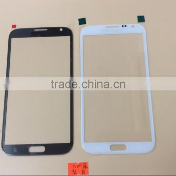 Original Front Glass For Samsung Galaxy Note2 N7100, Cover Glass For Samsung Note2, Cover Lense For N7100