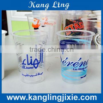 Plastic cups for juice/water/milk, PP 300ml 92*83*57