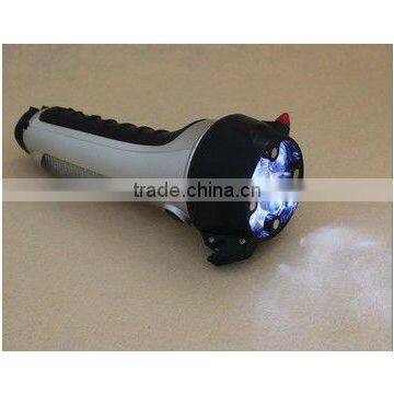 Vehicle emergency, alarm hand torch