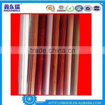 6063 T5 aluminium wood grain finish/wood colour aluminium profile for curtain wall/window&door frame /furniture/handrail