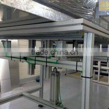 Aluminum frame profile for machine engineering