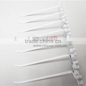 Practical White Supermarket Hanging Metal Pegboard Hook photo-5