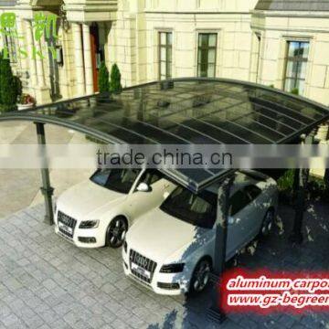 Easy Installation White Aluminum Frame Cantilever Carport With Polycarbonate Sheet photo-6