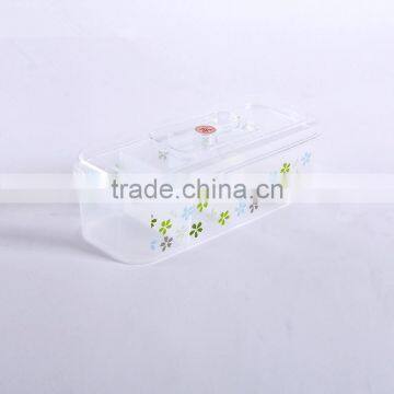 High Quality Clear 4 pcs of set Acrylic Flavour Bottle