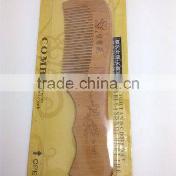 100%Nature Peach Wooden Combs 17.2*4.2