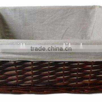 Natural handicraft Rectangular wicker basket drawers