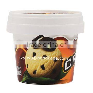 125Ml Ice Cream Tub With Lid Spoon, Round Custom Logo Prited Ice Cream Container photo-6