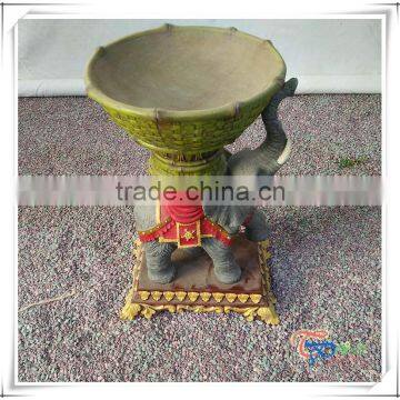 Popular Fiberglass Indoor Thailand Elephant Statue for Sale photo-2