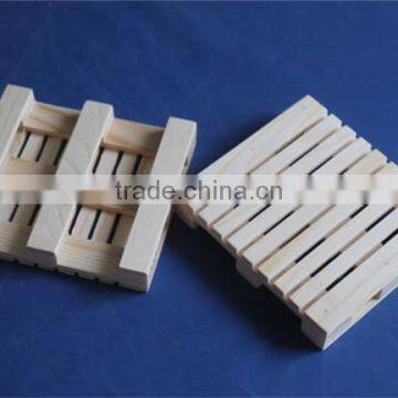 Natural Unfinished Decorative Pine Wooden Mini Crate photo-5