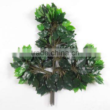 2016 Wholesale Artificial Leaves White Banyan Artificial Leaves for Decoration Artificial Big Green Leaves photo-6