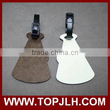 cheap blank MDF custom wood sublimation luggage tag for heat press