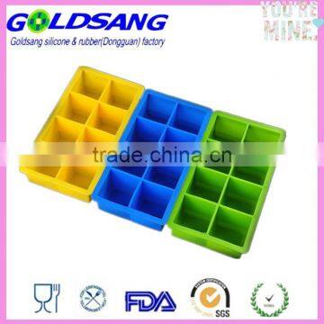 8 perfact cube ice maker silicone square tray mold