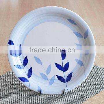 Home Basic Ceramic Plate, Handpainted Ceramic Plate, Promotional Plate