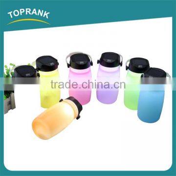 New Design 5 in 1 Multifunction Outdoor Foldable Silicon Solar Zoom Camping Lamp photo-2