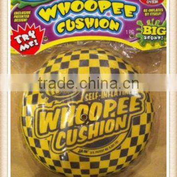 Whoopee Cushion Joke Trick Prank Gag Gift - Yellow Self Inflating