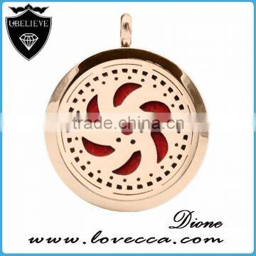 Stainless Steel Aromatherapy Essential Oils Diffuser Necklace,Silver Locket photo-2