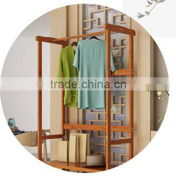 Modern and Simple Wooden Coat Hanger Wooden Clothes Rack Wooden Display Rack photo-4