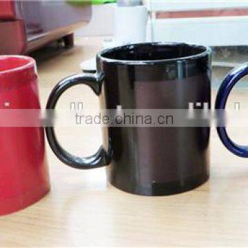 Manufacturer directly supply 11Oz ceramic hot water color changing coffee mug