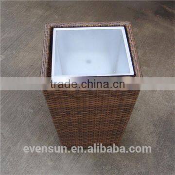 2015 Nice and cheap rattan flower pot