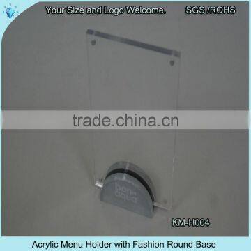 2017 Custom Acrylic Wedding Menu Card Holder photo-2