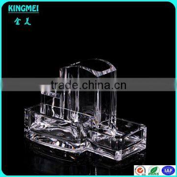 Crystal Clear Acrylic Desktop Pen Pot & Pen Holders & Storage Box photo-2