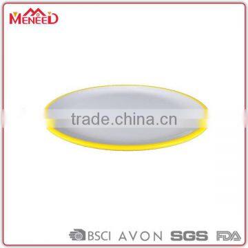 Good Quality Chinese Factory Canton Fair Showed 20cm Two Tone Round Ice Cream Dishes photo-2