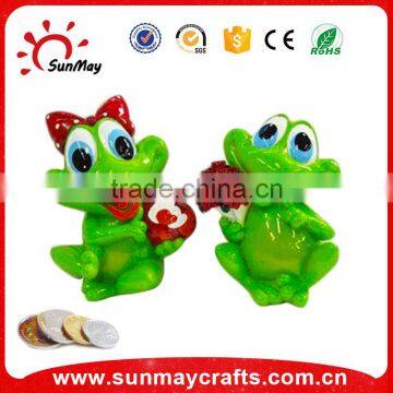 polyresin frog money boxes for promotion gifts