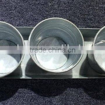 Flower Pot Set (White Wash), MSO-145 photo-2