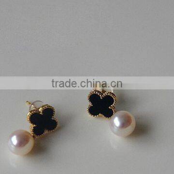 7.5-8 mm Akoya Pearl Earring photo-2