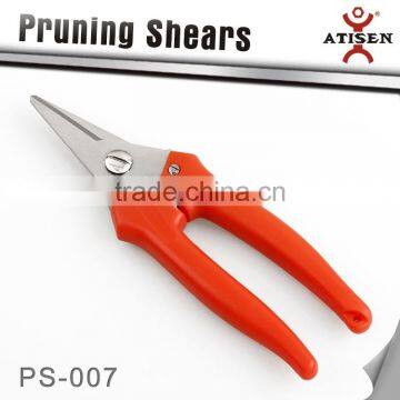 House Garden Flower Leather Scissor Metal Tin Cutter Tree Trimmer PRUNING SHEARS photo-3