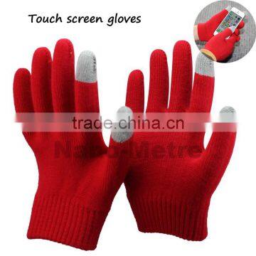 NMSAFETY Winter Knitted Touch Screen Gloves Soft Acrylic Magic Gloves