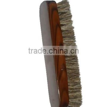 pure horse hair wooden shoe brush