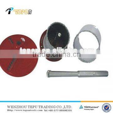 Carbide grit hole saw