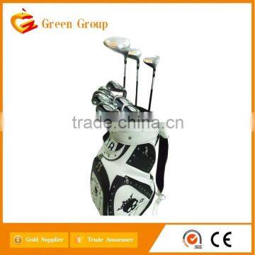 Full golf clubs titanium steel material with PU golf bag