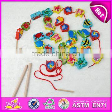 2015 New Arrival Cheap Kids Fishing Game Toy,Colorful Children Fishing Pole Toy,Christmas Gift Wooden String Fishing Toy W01A084 photo-4