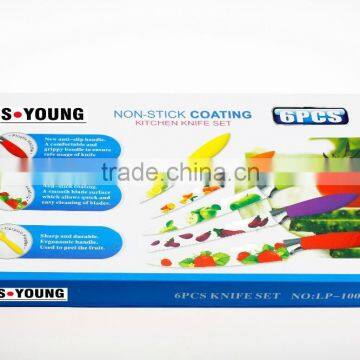 52003 6 Pcs Non-stick Knife With Abs Handle photo-3