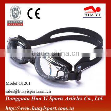 Transparent blue wholesales oem silicone custom adults swimming goggles