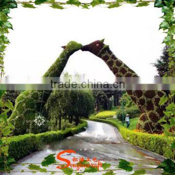 Artificial Grass Animal / Fake Topiary Animal/Grass Shaped All Kinds of Fake Animal High