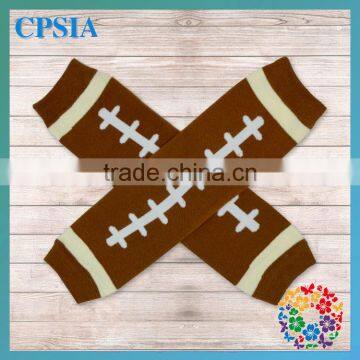 Wholesale football leg warmer 100% Cotton baby leg warmers knitted leg warmers