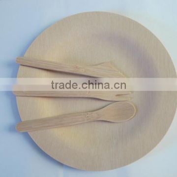 Disposable round bamboo plates wholesale