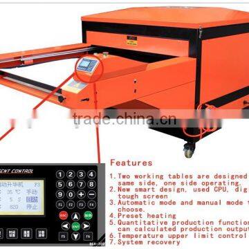 Automatic sublimation hydraulic t-shirt printing machine