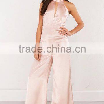 Guangzhou women clothes backless long jumpsuits for women 2016