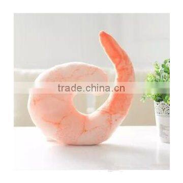 cheap shrimp shaped neck pillow