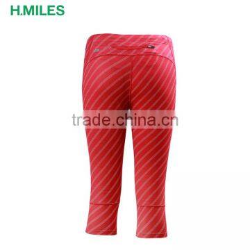 OEM/ODM Running Capri Women's Leggings With Back Zipeer Pocket photo-2