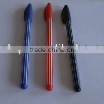 BHNPP4484 Office & School Supplies Cheap Promotional Gifts Plastic Stripe Ballpint Pen Good Qality