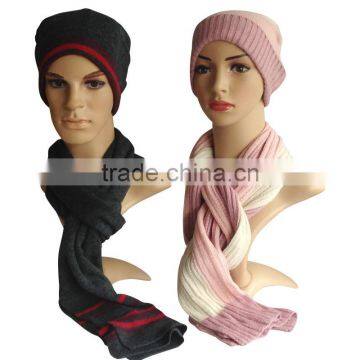 Jacquard or Plain Flat Circle Warp Knitting Machine Winter Men and Women Woolen Scarf Factory photo-2
