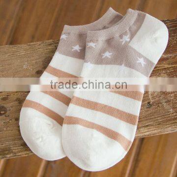 Zm33554a Fashion Simple Cheap Women Cotton Boat Socks for Wholesale photo-3