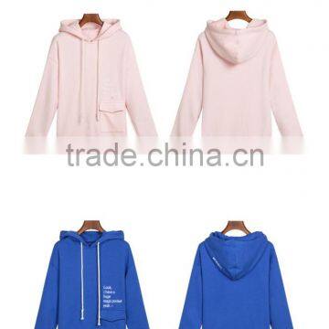 2017 New Design Fashion Hip Hop Street Wear Oem Custom Fleece Hoodie Cotton Wholesale Hoodie Sweatshirts photo-3